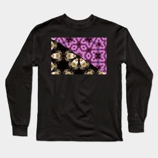 Pink Gold Black Long Sleeve T-Shirt